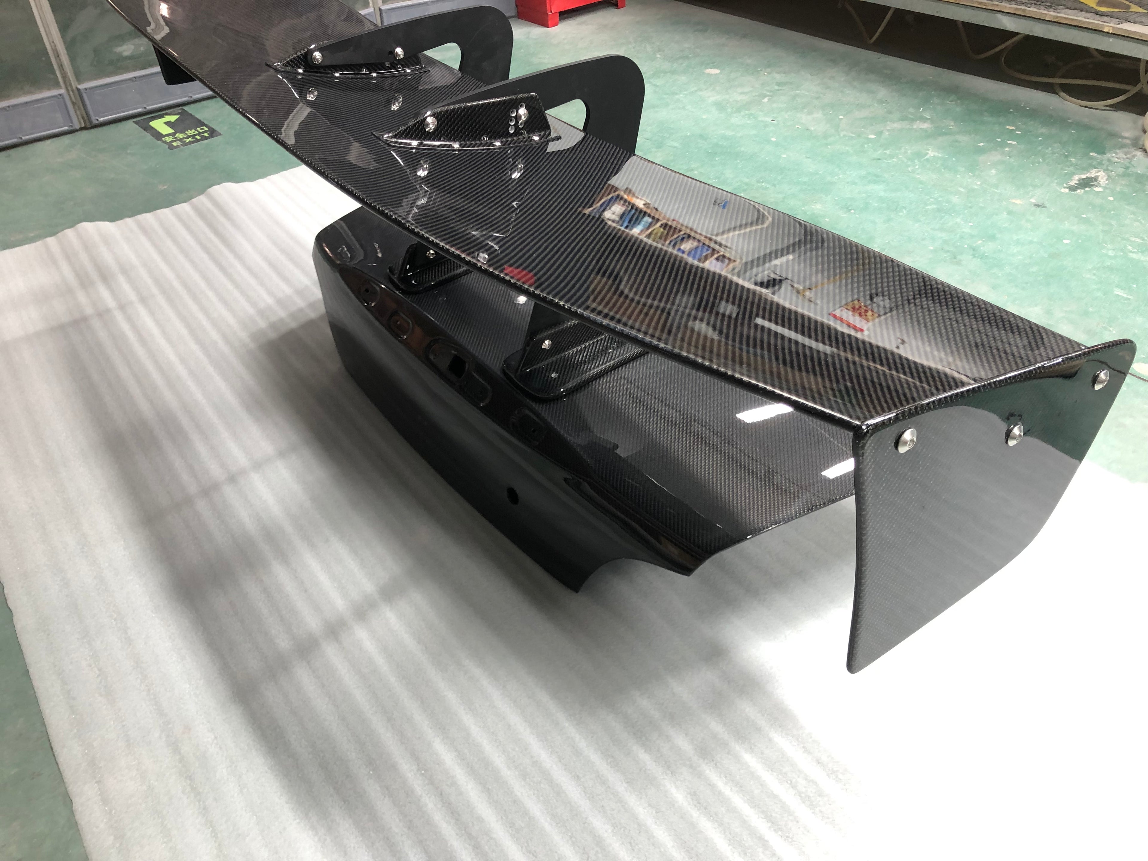 S2000 AP1 AP2 Voltex Type-7 Style Swan Neck GT Spoiler/ Wing 1.6m, Carbon Fibre
