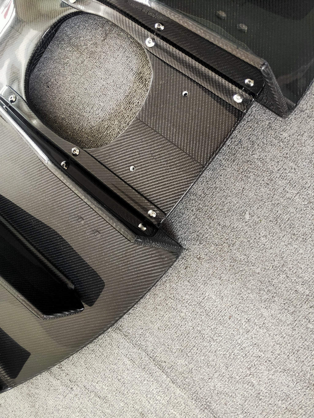 Lotus S3 Elise 220Cup Style Rear Diffuser, V Weave