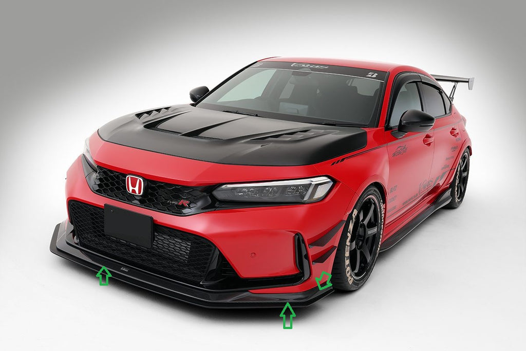 FL5 Civic TypeR Varis style Front Splitter/ lip