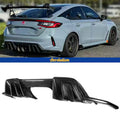 FL5 TypeR MTR Style Rear Diffuser, DRY Carbon