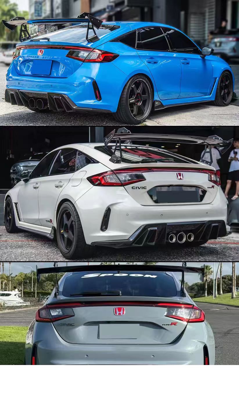FL5 TypeR MTR Style Rear Diffuser, DRY Carbon