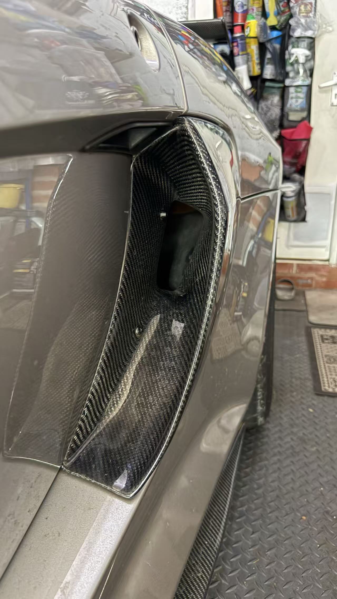 Lotus S3 Exige 430 style Side Scoops/ Pods, DRY Carbon