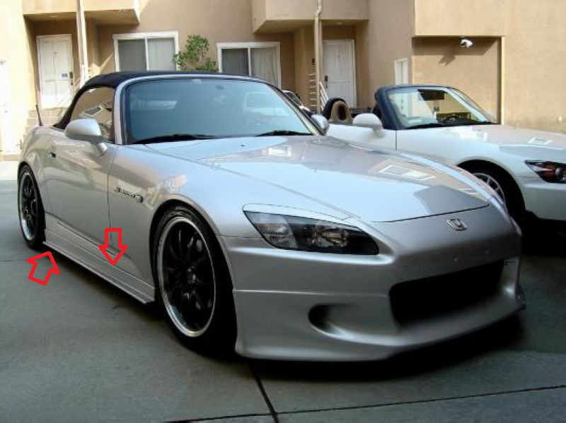 S2000 AP1 AP2 Js Racing Type S Style Side Skirts