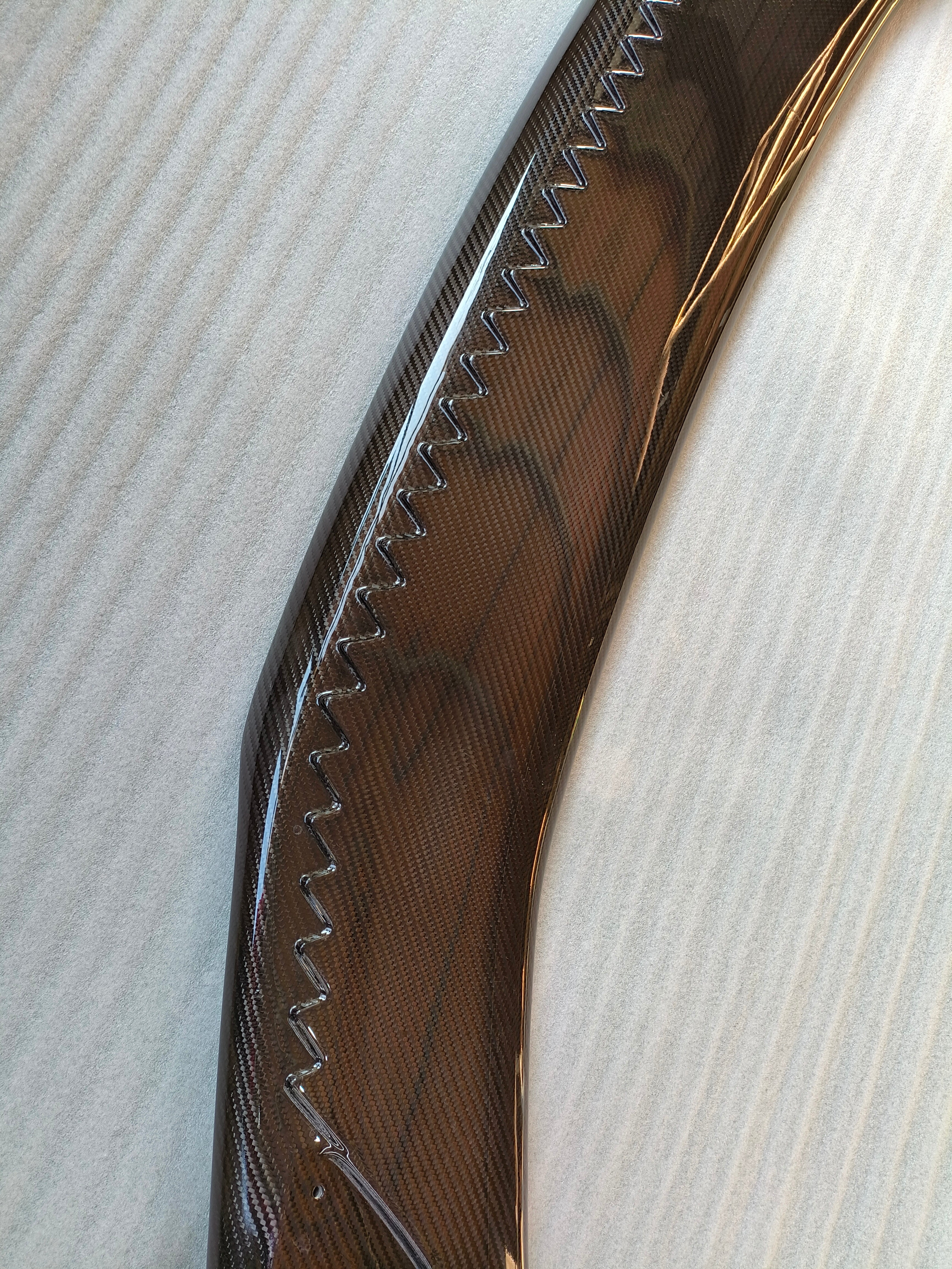 FL5 Civic TypeR Modulo option style rear spoiler/ wing blade, DRY Carbon