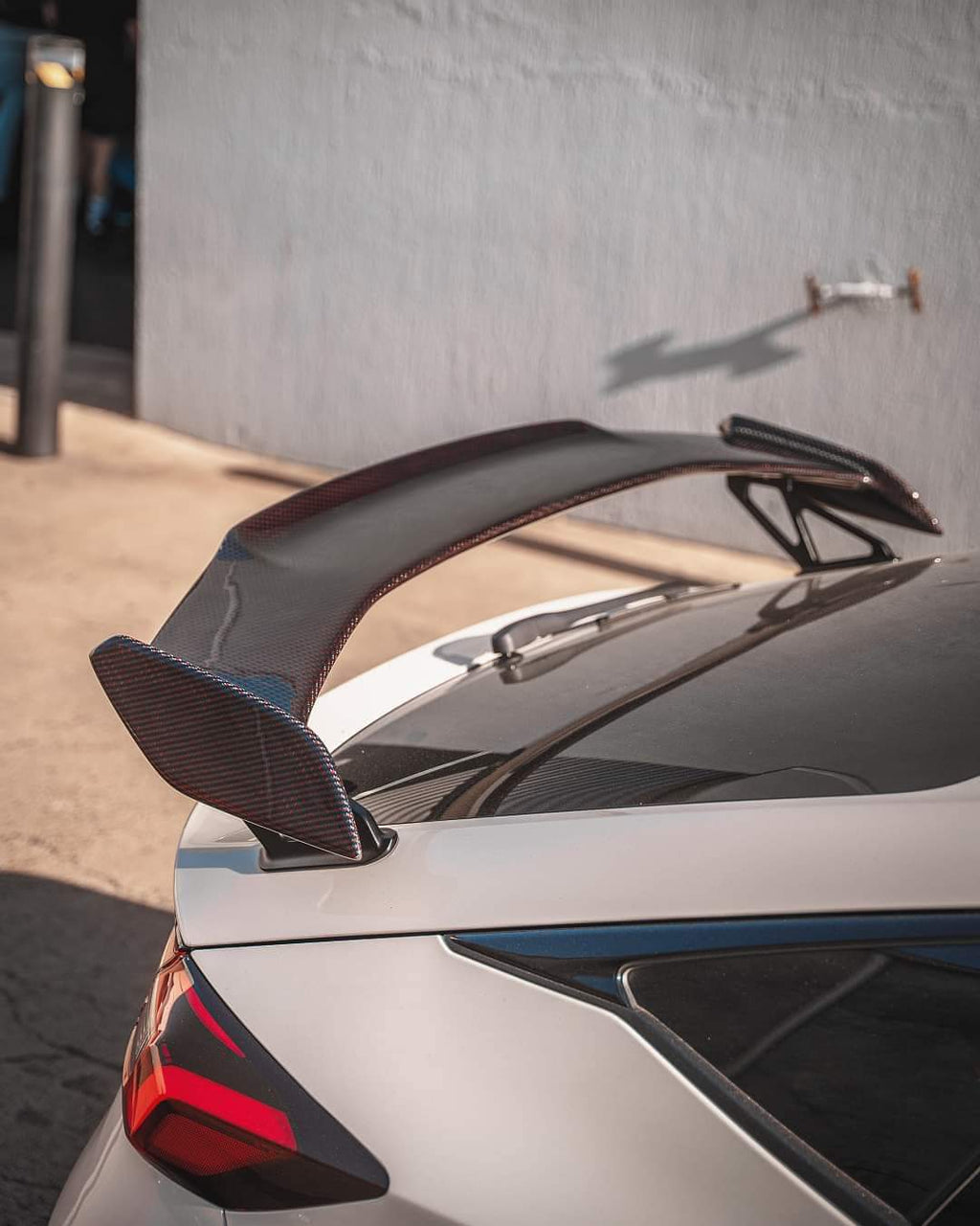 FL5 Civic TypeR Modulo option style rear spoiler/ wing blade, DRY Carbon